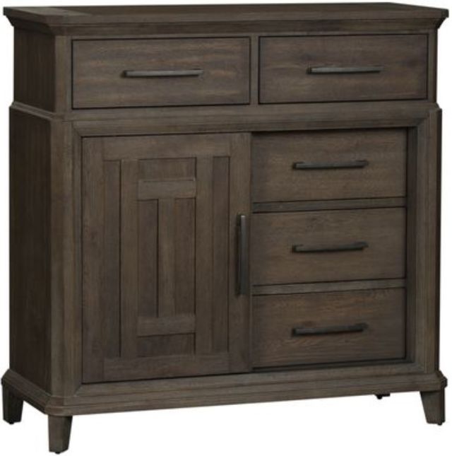 Liberty Furniture Artisan Prairie Gray Dusty Wax Door Chest-0