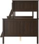 Linon Peyton Walnut Twin Over Full Bunk Bed-2