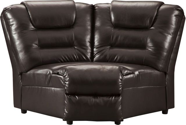 Signature Design by Ashley® Vacherie 3-Piece Chocolate Reclining Sectional-1
