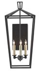 Currey & Company Denison Molé Black Wall Sconce-0