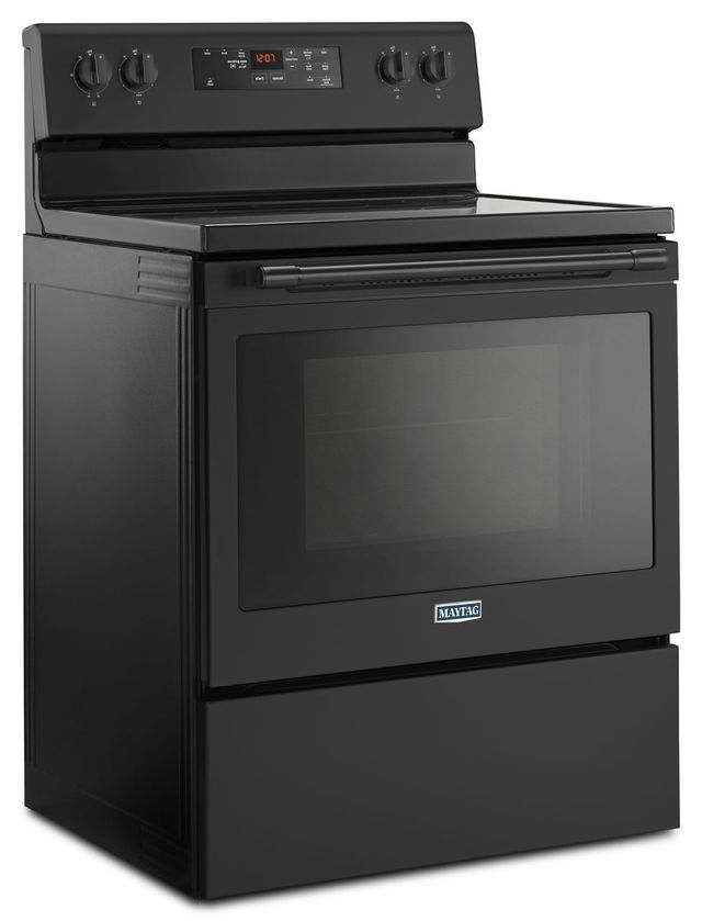 Maytag® 30" Black Freestanding Electric Range-3