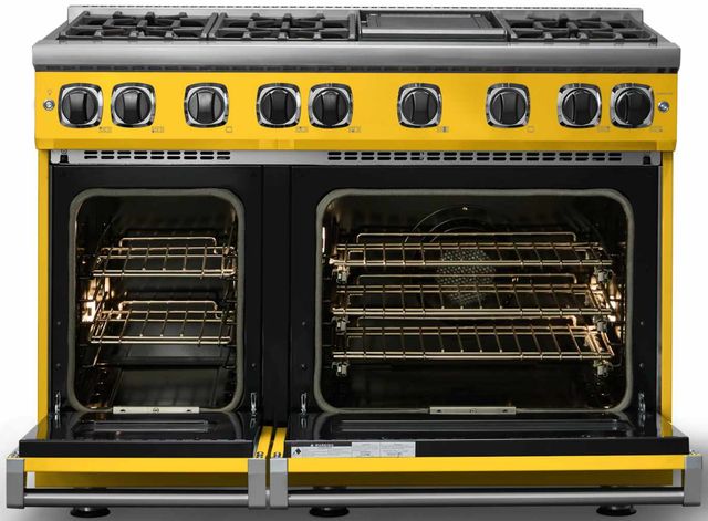 Viking® 7 Series 48" Daffodil Pro Style Gas Range with Griddle-1