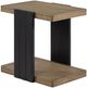 Bernards Elure Peppercorn Channel Chairside Table -0