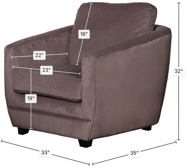 LH Home Feather Baltimo Ash Brown Club Chair-2