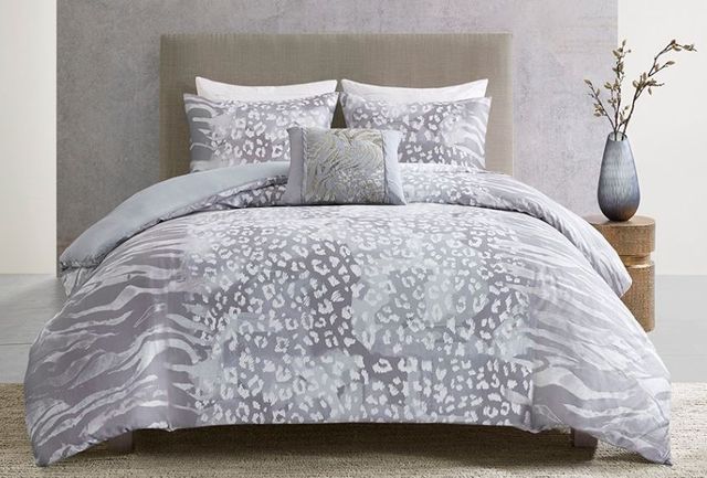 Olliix by N Natori Dohwa 3 Piece Multi Full/Queen Cotton Comforter Set-0