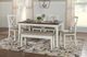 Powell® Jane 6-Piece Honey Brown/Vanilla White Dining Set-1