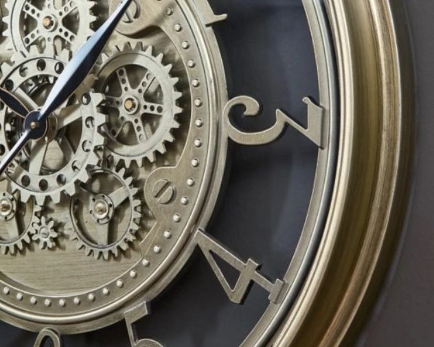 Signature Design by Ashley® Gilover Champagne Wall Clock-2