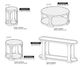 International Furniture Direct Balam Stained Dark Round End Table-2