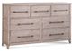 American Woodcrafters 2810 Aurora 4 Pieces Whitewash Bedroom Set-3