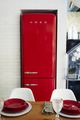 Smeg 50's Style 24'' 11.7 Cu. Ft. Red Bottom Freezer Refrigerator-2