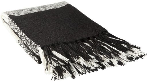 Surya Bufflonne Black 50"x60" Throw Blanket-2