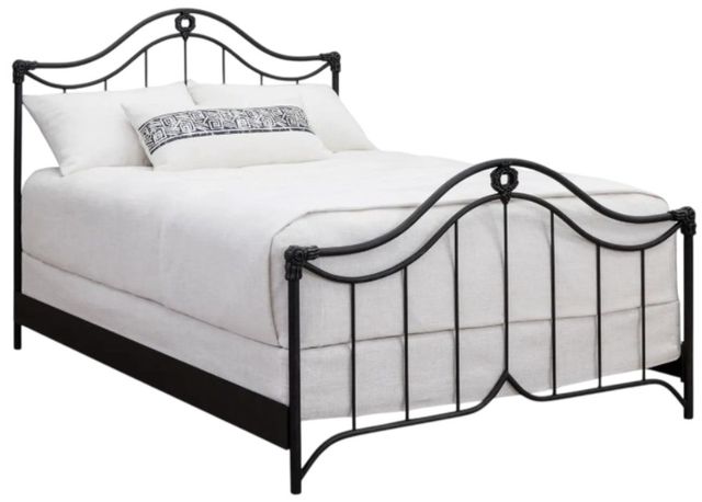 Wesley Allen Customizable Montgomery Queen Iron Bed-2