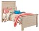 Signature Design by Ashley® Willowton 3-Piece Whitewash Twin Panel Bed Set-2