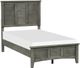 Homelegance® Garcia Gray Twin Panel Bed-0