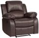Homelegance® Cranley Brown Manual Recliner-0