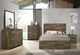 Elements International Bailey Walnut Full Panel Bed-2