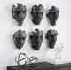 Uttermost® 6-Piece Gray Self-Portrait Wall Decor Set-1