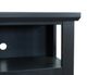 Legends Home Studio Seal Skin Black Fireplace Mantel-4