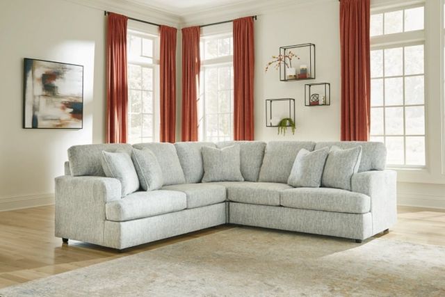 Signature Design by Ashley® Playwrite 3-Piece Gray Sectional-4