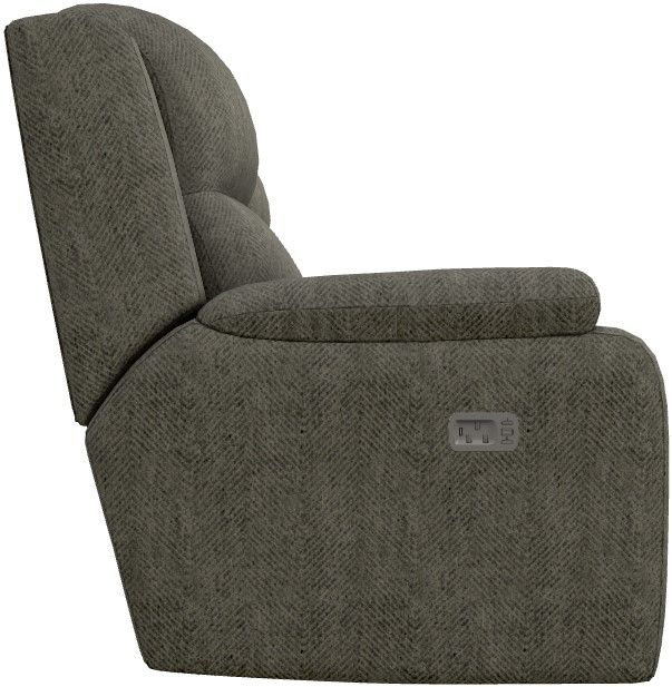 La-Z-Boy® Dorian Metal Power Reclining Loveseat with Console and Headrest-2