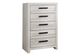 Monarch Specialties Inc. Grey Reclaimed 5-Drawer Chest-0
