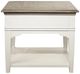 Riverside Furniture Myra Natural Leg Side Table with Paperwhite Base-4