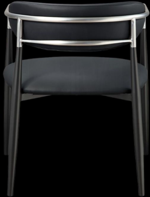 ACME Furniture Gavan 2-Piece Black Upholstered Arm Chair Set-4