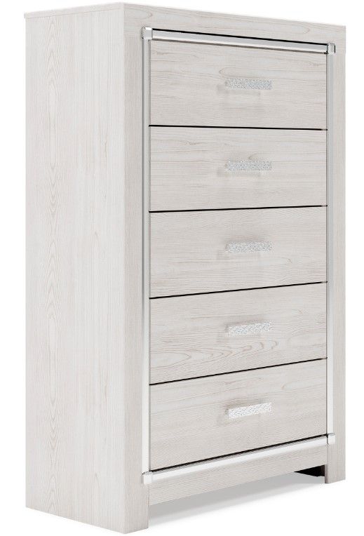 Signature Design by Ashley® Altyra 6-Piece White Full Panel Bookcase Bed Set-3