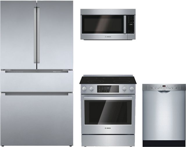Bosch 4 Piece Kitchen Package-Stainless Steel-0