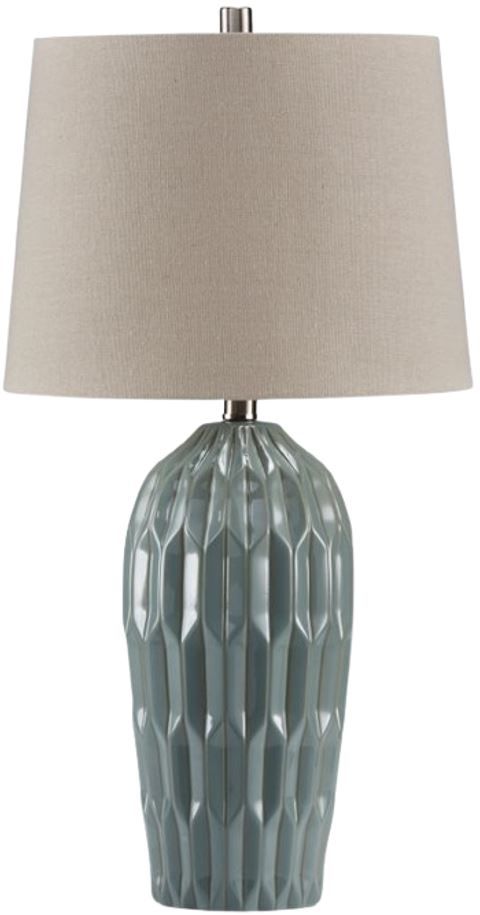 Signature Design by Ashley® Hadbury Pale Blue/Teal Table Lamp-0