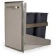 Coyote® Stainless Steel Front Back Recycle/ Trash Combo-1