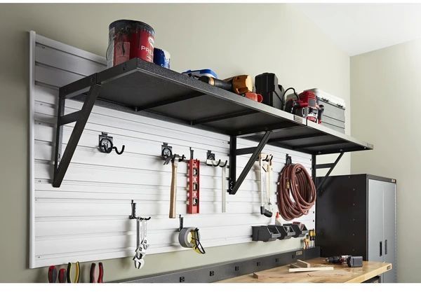 Gladiator® 6' Hammered Granite 9-Outlet Workbench Powerstrip-3