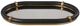 Uttermost® Cyprus Black/Brass Oval Tray-2
