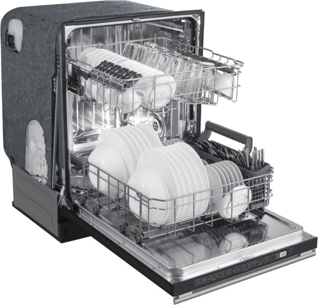FORNO® Pozzo 24" Black Top Control Dishwasher-3