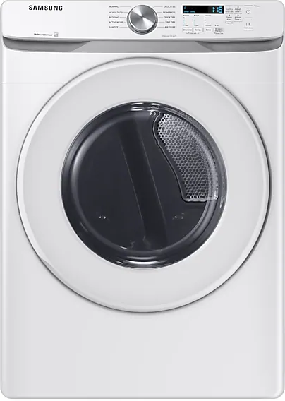 Samsung White Front Load Washer & Electric Dryer Laundry Pair-2