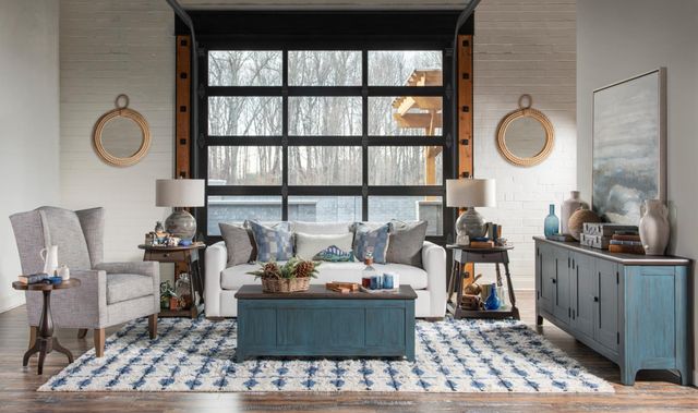 Legacy Classic Lake House Dried Tobacco Round End Table-2