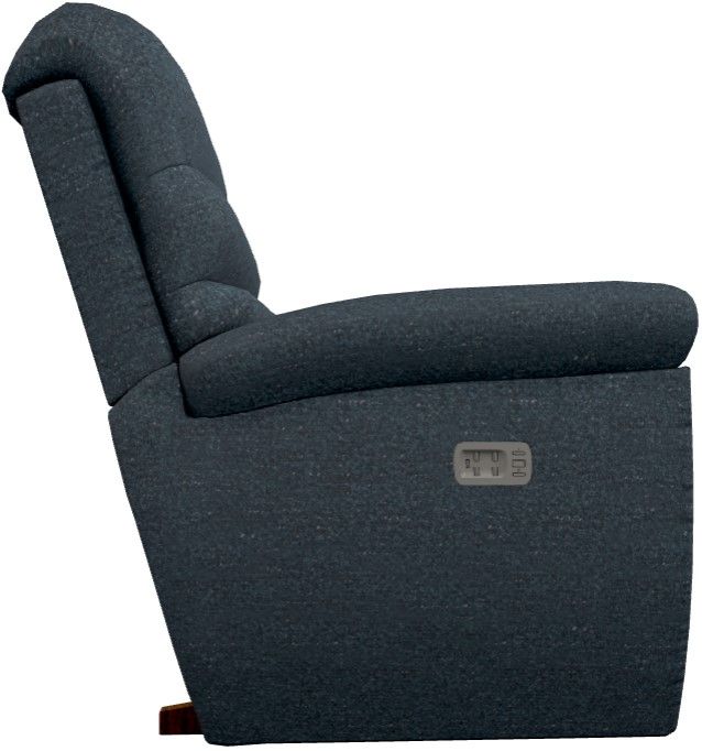 La-Z-Boy® Joshua Navy Power Rocking Recliner with Headrest and Lumbar-2