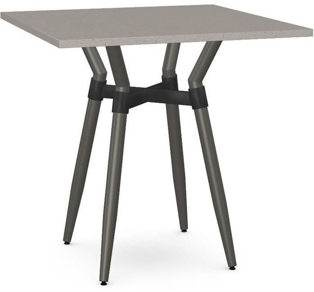 Amisco Customizable Link Thermo Fused Laminate 36" Square Counter Height Table-0