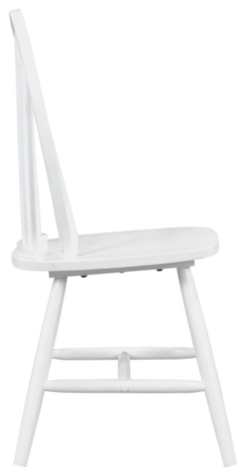 Homelegance® Shelby White Dining Side Chair-3