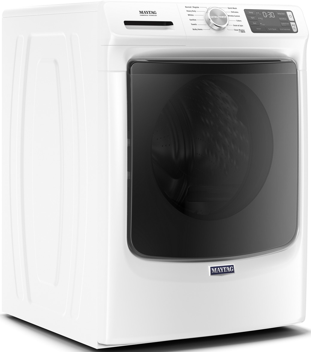 Maytag 4.8 Cu. Ft. White Front Load Washer - Thumbnail 5