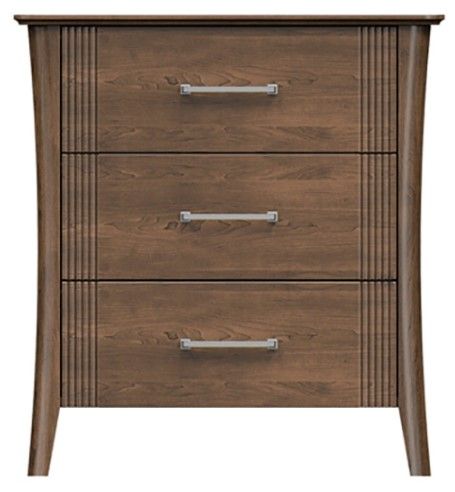 Country View Woodworking Brown Maple 32" Bedside Chest-0