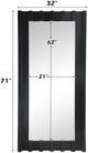 ACME Furniture Dara Black Floor Mirror-2