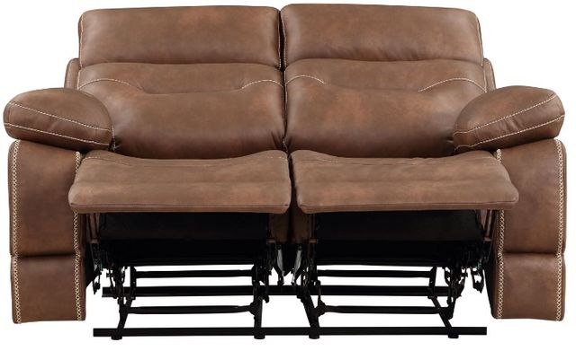 Steve Silver Co. Rudger Chestnut Manual Reclining Loveseat-3