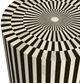 Bassett Mirror Teague Black/White Bone Accent Table-3
