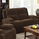 Furniture of America® Haven Dark Brown Manual Reclining Loveseat-0