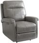 Bassett® Furniture Club Level Matthews Pewter Leather Wallsaver Power Recliner-0
