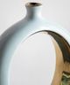 A & B Home Gold/White Open Accent Vase-4