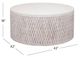 Bassett Mirror Brewer White Accent Cocktail Table-2