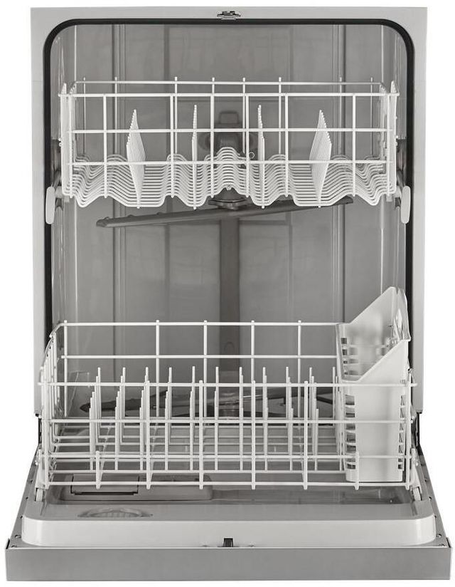 Whirlpool® 24" Stainless Steel Front Control Built In Dishwasher-1