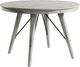Intercon Modern Rustic Weathered White Round Counter Table-0